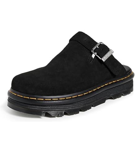 Amazon.com | Dr. Martens Unisex Myles Slide Sandal, Black Athena